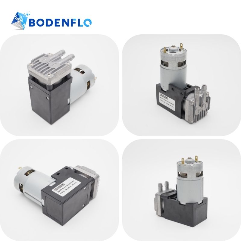 12V Mini Vacuum Piston Pump -85KPA 30L/Min BD-07V-M for Vacuum Pick and Place Robots
