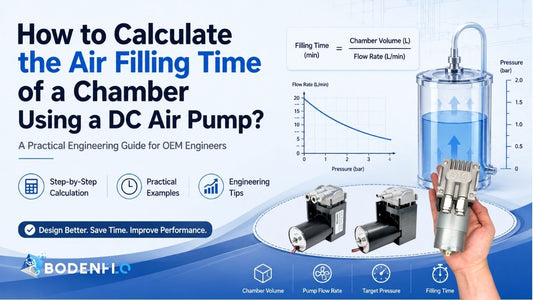 How to Calculate the Air Filling Time of a Chamber Using a DC Air Pump?