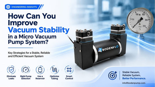 How Can You Improve Vacuum Stability in a Micro Vacuum Pump System?