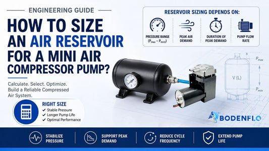 How to Size an Air Reservoir for a Mini Air Compressor Pump?