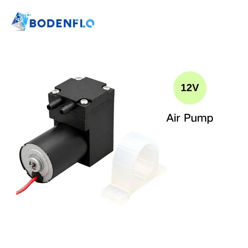 BODENFLO BD-03AB 12V air pump micro diaphragm pump with compact mounting bracket