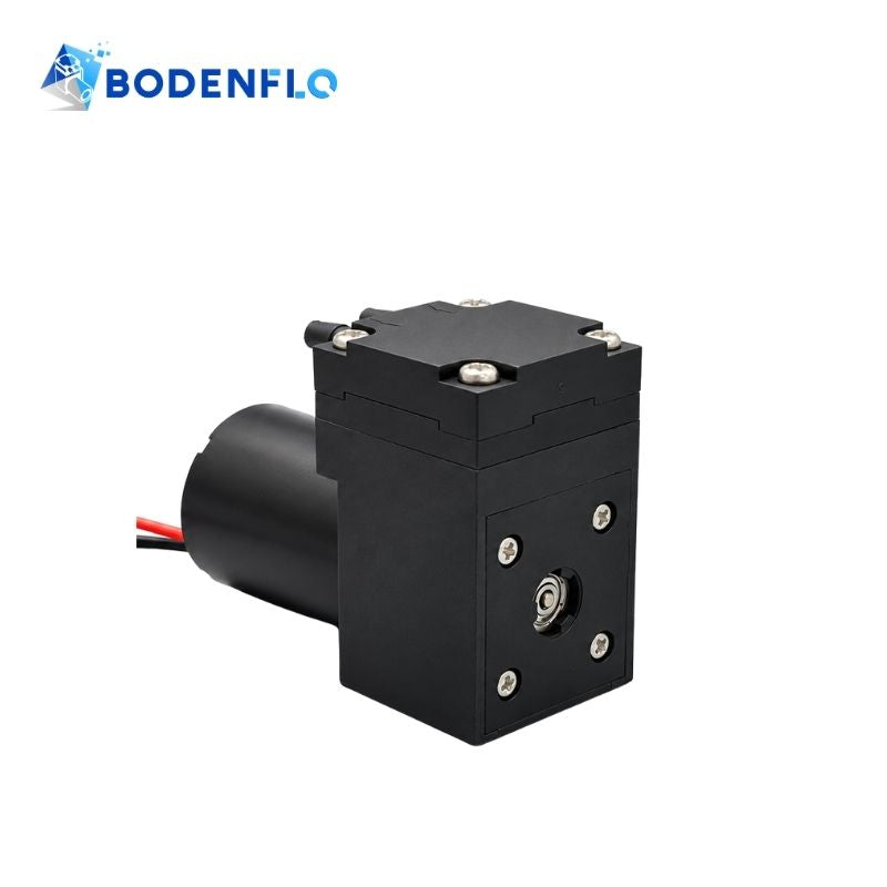 Compact 12V brushless micro diaphragm air pump BD-03AB rear structure view