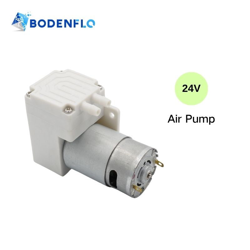 24V air pump displayed with compact design for air purifiers