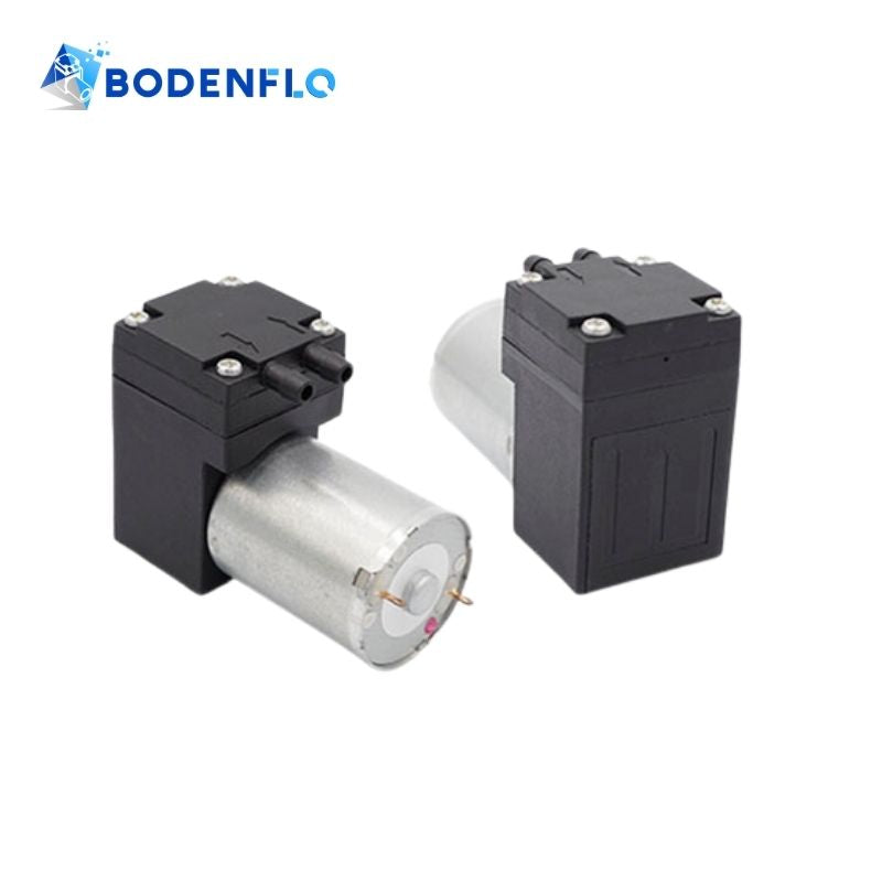 Alternative angle view of BD-02V vacuum pump - compact and efficient design