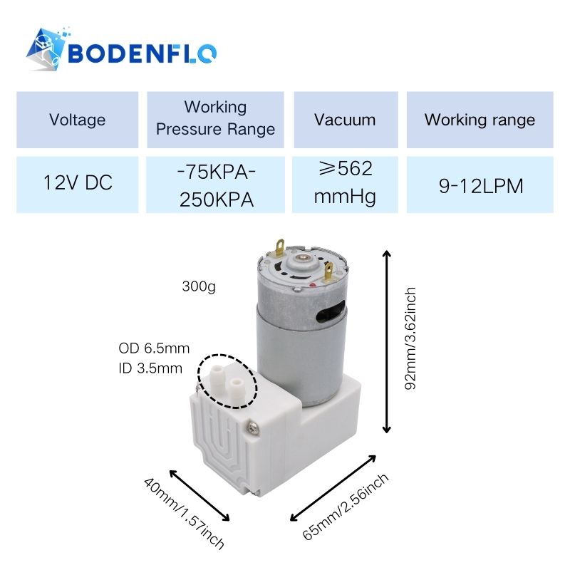 BD-04V 12V High-Precision Vacuum Pump for Suction Cup Lifters