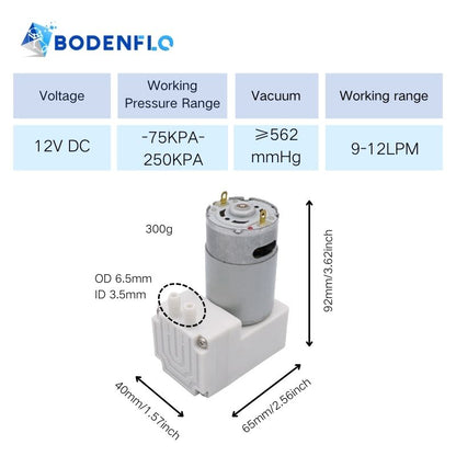 BD-04V 12V High-Precision Vacuum Pump for Suction Cup Lifters