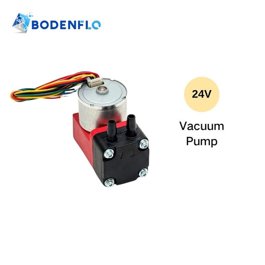 BD-05T033B 24V brushless diaphragm vacuum pump front view for compact medical and analytical devices
