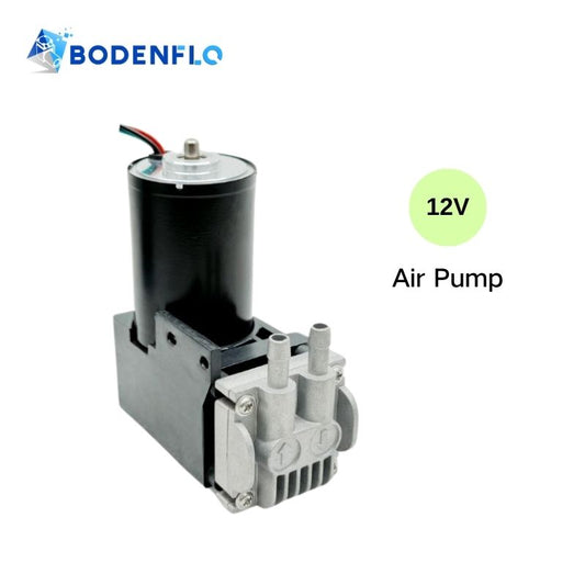 BD-07AB-M 12V Brushless Piston Pump for high pressure air applications, ideal for industrial and medical use