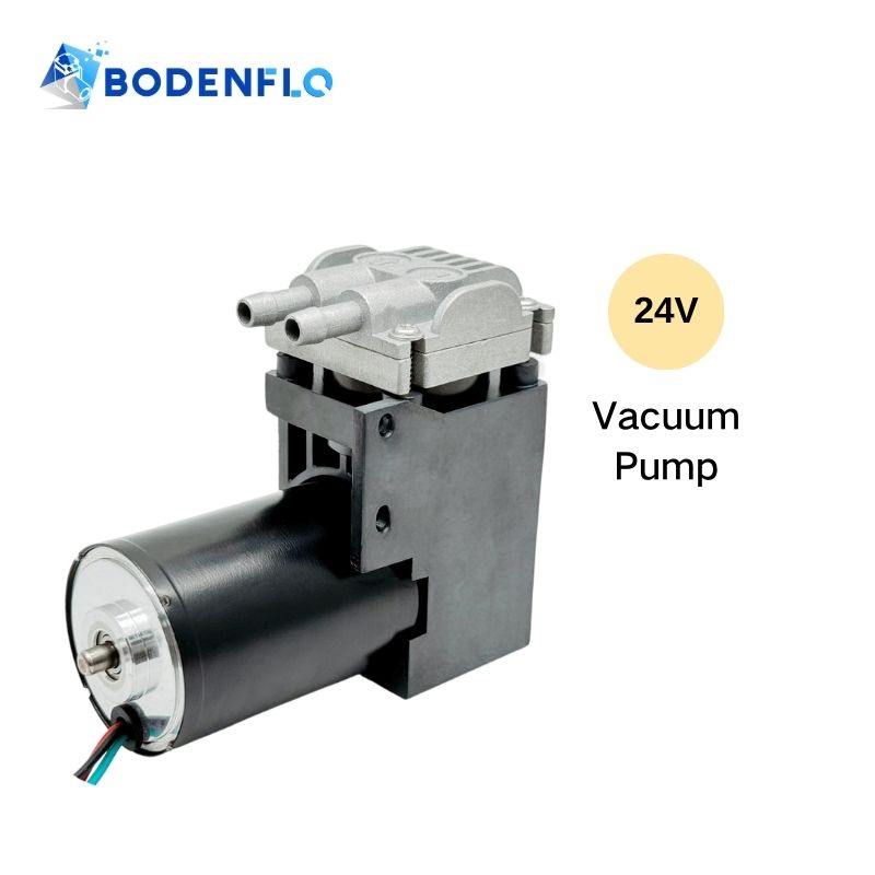 BD-07VB-M 24V small piston vacuum pump with brushless motor for high-performance vacuum applications, ideal for industrial, medical, and beauty uses.