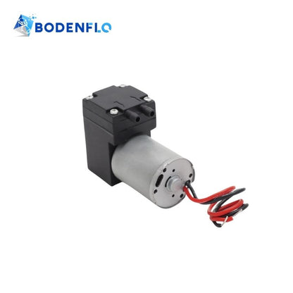 Side view of BD-02WB diaphragm liquid pump, highlighting its compact design and reliable brushless motor