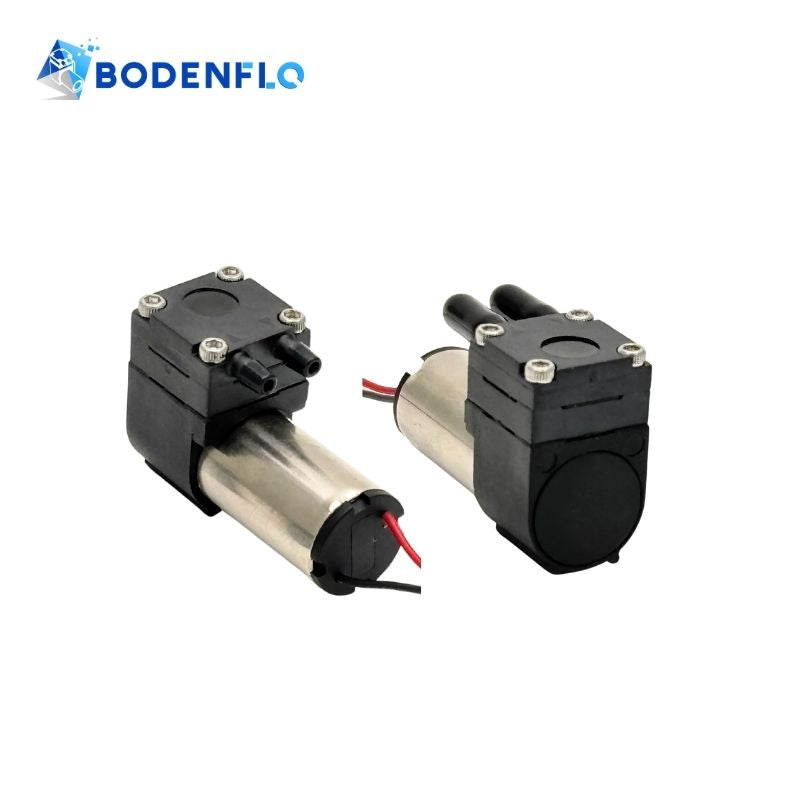 BD-05T01530 mini diaphragm vacuum pump full product view, compact and oil-free design