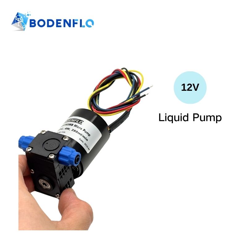 Brushless liquid pump BODENFLO BD-05T60WB 12V compact diaphragm liquid pump for precise fluid transfer