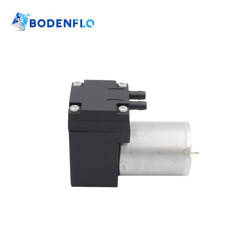 Compact 24V Diaphragm Air Pump BD-02A1.5L Side View