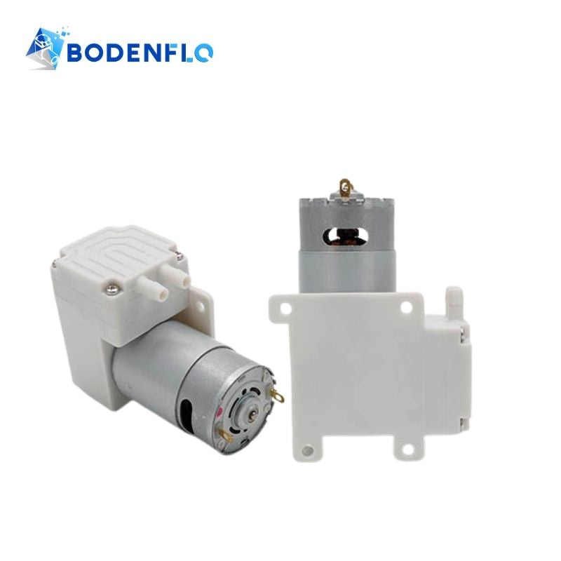 Additional angle view of the BD-04A 12V Micro Pressure Pump highlighting its compact design.