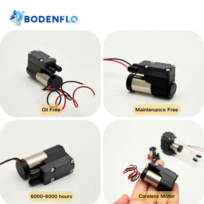 Micro diaphragm pump oil-free and maintenance-free design with long service life for OEM gas sampling systems 